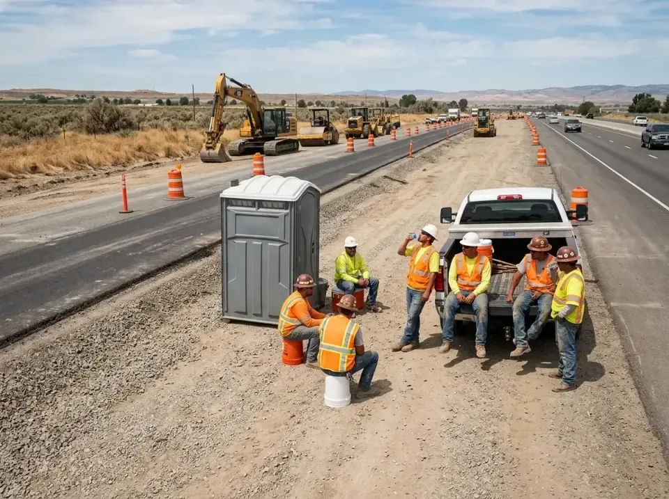 highway-road-construction-crew-007 — frequently asked questions, Porta Potty and Restroom Rentals in Delano, CA
